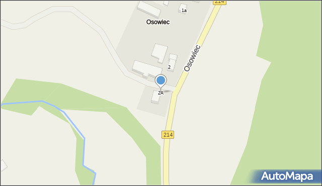 Osowo Lęborskie, Osowiec, 2A, mapa Osowo Lęborskie