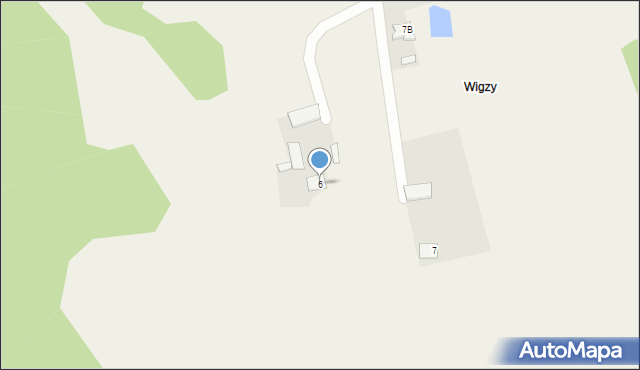 Osowy Grąd, Osowy Grąd, 6, mapa Osowy Grąd