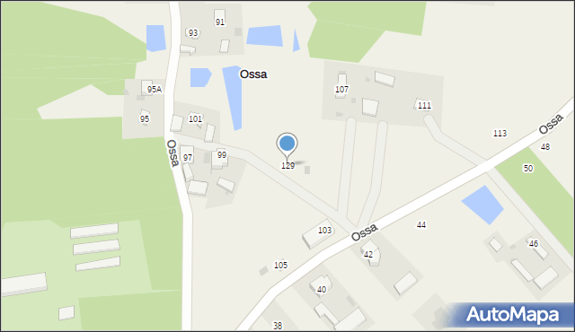 Ossa, Ossa, 129, mapa Ossa