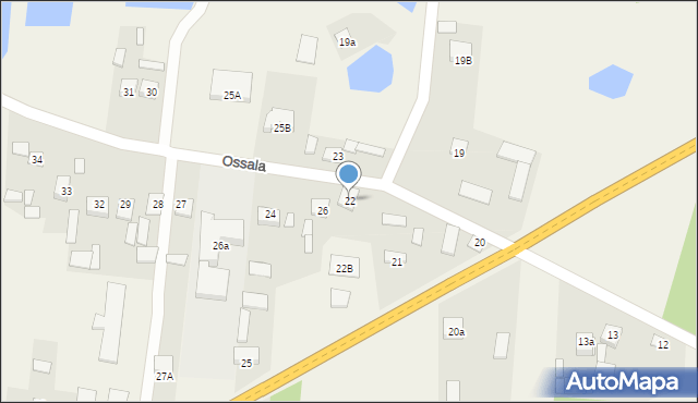 Ossala, Ossala, 22, mapa Ossala