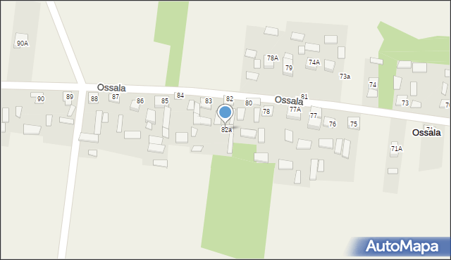 Ossala, Ossala, 82a, mapa Ossala