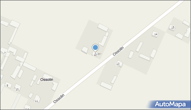 Ossolin, Ossolin, 12, mapa Ossolin