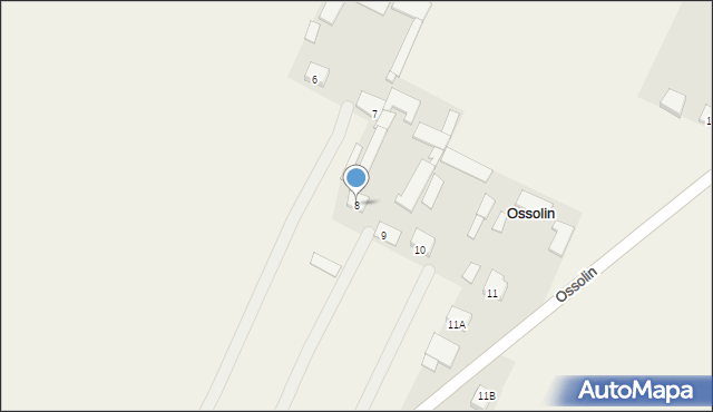 Ossolin, Ossolin, 8, mapa Ossolin