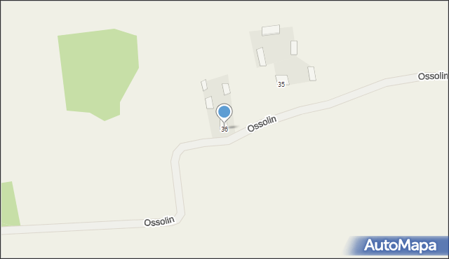 Ossolin, Ossolin, 36, mapa Ossolin