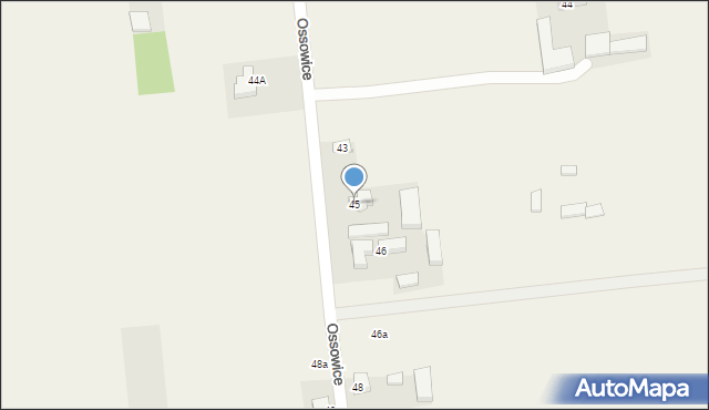 Ossowice, Ossowice, 45, mapa Ossowice