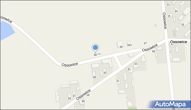 Ossowice, Ossowice, 94, mapa Ossowice
