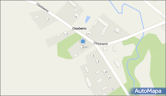 Ossówno, Ossówno, 6, mapa Ossówno