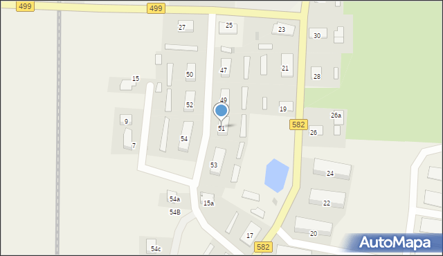 Ostaszewo, Ostaszewo, 51, mapa Ostaszewo