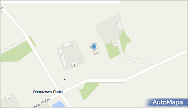 Ostaszewo-Pańki, Ostaszewo-Pańki, 2, mapa Ostaszewo-Pańki