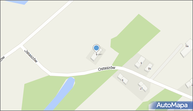 Ostaszów, Ostaszów, 7, mapa Ostaszów