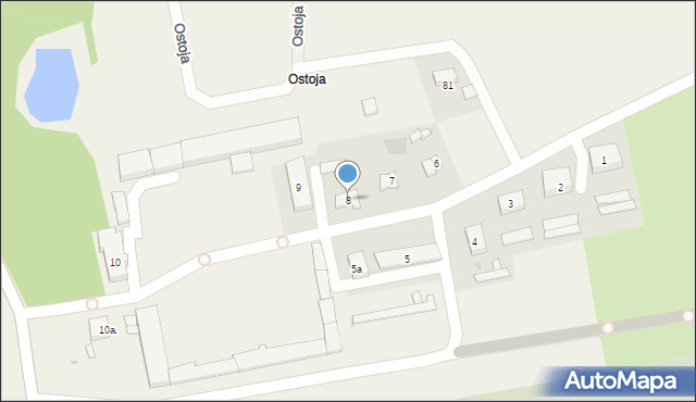 Ostoja, Ostoja, 8, mapa Ostoja