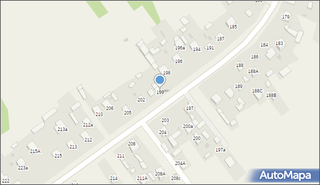 Ostojów, Ostojów, 199, mapa Ostojów