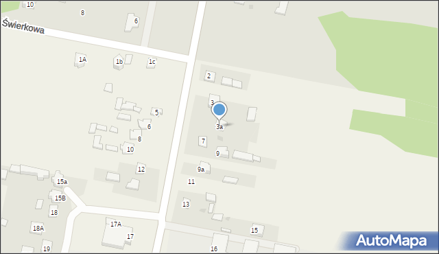 Ostojów, Ostojów, 3a, mapa Ostojów