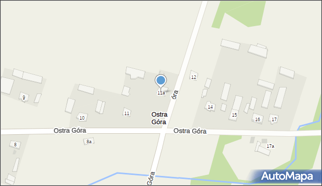 Ostra Góra, Ostra Góra, 11a, mapa Ostra Góra