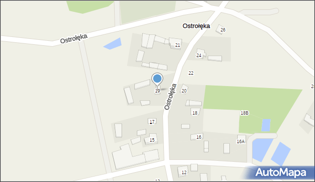 Ostrołęka, Ostrołęka, 19, mapa Ostrołęka