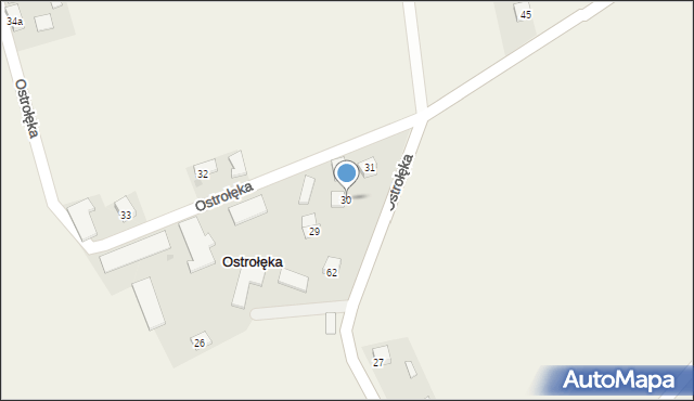 Ostrołęka, Ostrołęka, 30, mapa Ostrołęka