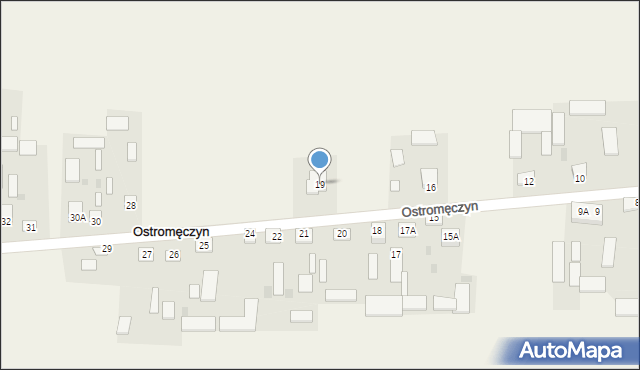 Ostromęczyn, Ostromęczyn, 19, mapa Ostromęczyn