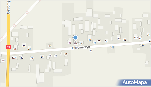 Ostromęczyn, Ostromęczyn, 39A, mapa Ostromęczyn