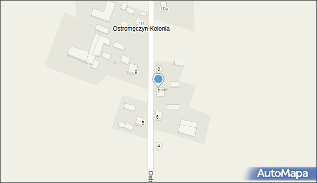 Ostromęczyn-Kolonia, Ostromęczyn-Kolonia, 7, mapa Ostromęczyn-Kolonia