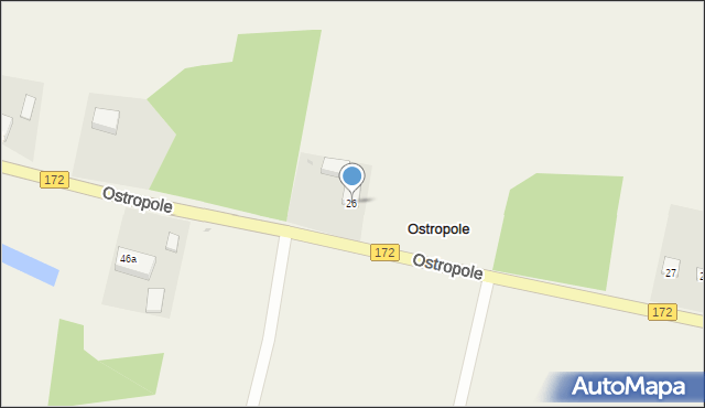 Ostropole, Ostropole, 26, mapa Ostropole