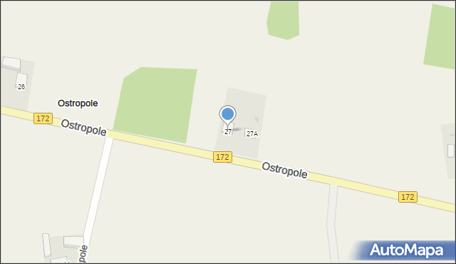 Ostropole, Ostropole, 27, mapa Ostropole