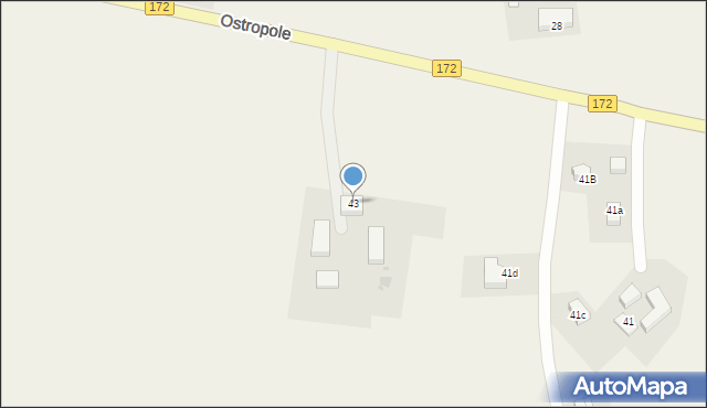 Ostropole, Ostropole, 43, mapa Ostropole