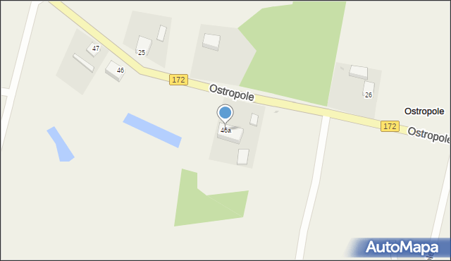 Ostropole, Ostropole, 46a, mapa Ostropole