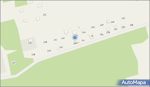 Ostroróg, Ostroróg, 24H, mapa Ostroróg