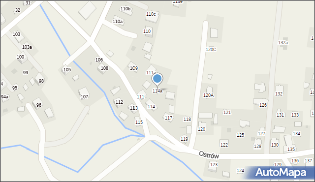 Ostrów, Ostrów, 114a, mapa Ostrów