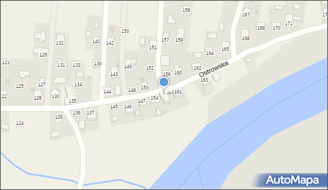 Ostrów, Ostrów, 155, mapa Ostrów