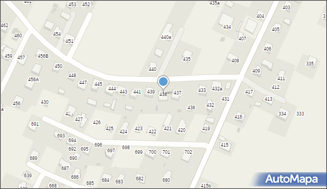 Ostrów, Ostrów, 438, mapa Ostrów