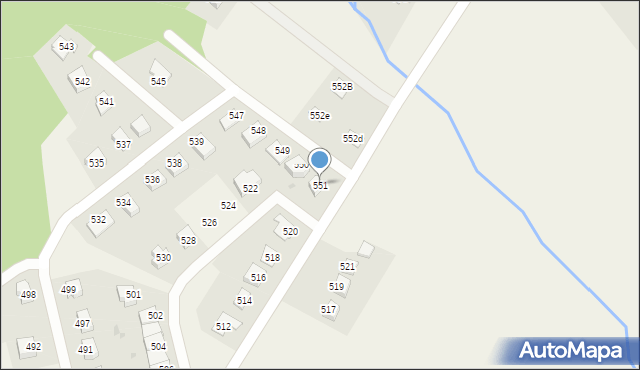 Ostrów, Ostrów, 551, mapa Ostrów