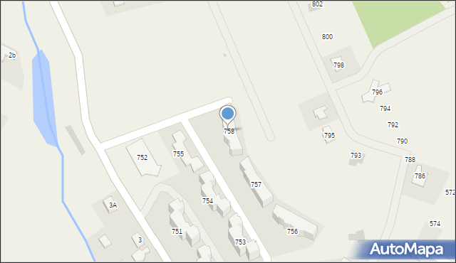 Ostrów, Ostrów, 758, mapa Ostrów