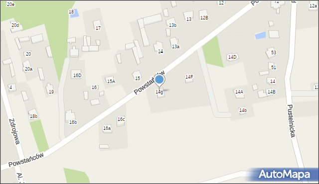 Ostrów-Kania, Ostrów-Kania, 14g, mapa Ostrów-Kania