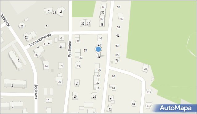 Ostrów-Osiedle, Ostrów-Osiedle, 34, mapa Ostrów-Osiedle