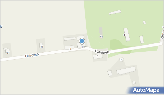 Ostrówek, Ostrówek, 4, mapa Ostrówek