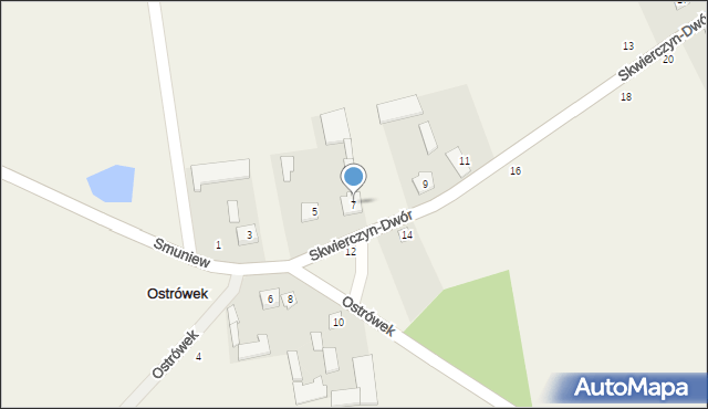 Ostrówek, Ostrówek, 7, mapa Ostrówek