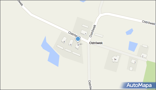 Ostrówek, Ostrówek, 4, mapa Ostrówek