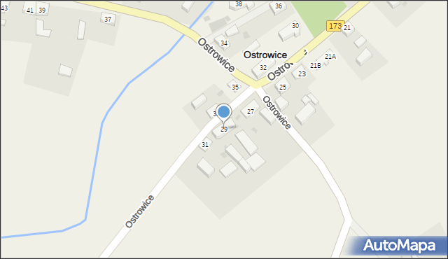 Ostrowice, Ostrowice, 29, mapa Ostrowice