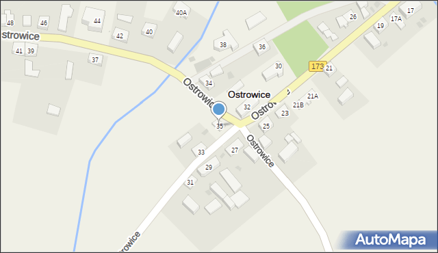 Ostrowice, Ostrowice, 35, mapa Ostrowice