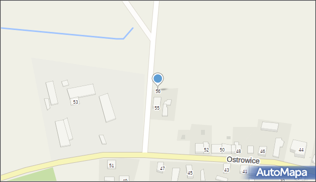 Ostrowice, Ostrowice, 56, mapa Ostrowice