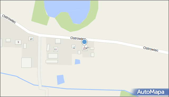 Ostrowiec, Ostrowiec, 12A, mapa Ostrowiec