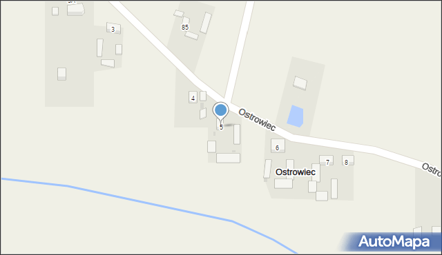 Ostrowiec, Ostrowiec, 5, mapa Ostrowiec