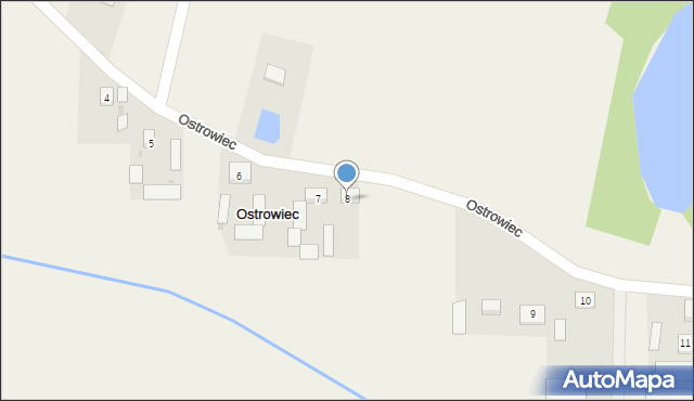 Ostrowiec, Ostrowiec, 8, mapa Ostrowiec