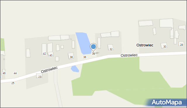 Ostrowiec, Ostrowiec, 34, mapa Ostrowiec