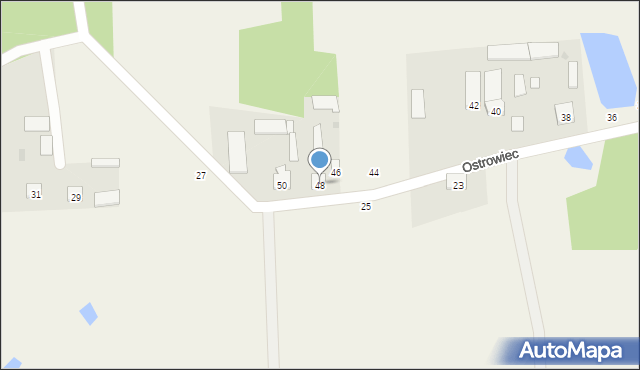 Ostrowiec, Ostrowiec, 48, mapa Ostrowiec