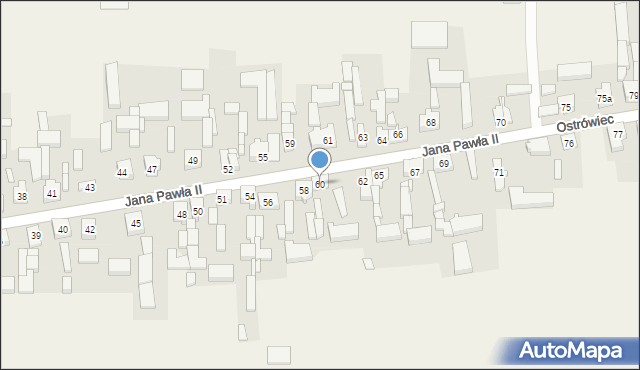 Ostrówiec, Ostrówiec, 60, mapa Ostrówiec