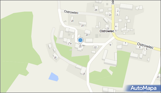 Ostrowiec, Ostrowiec, 21, mapa Ostrowiec