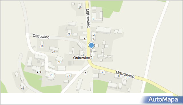 Ostrowiec, Ostrowiec, 4, mapa Ostrowiec