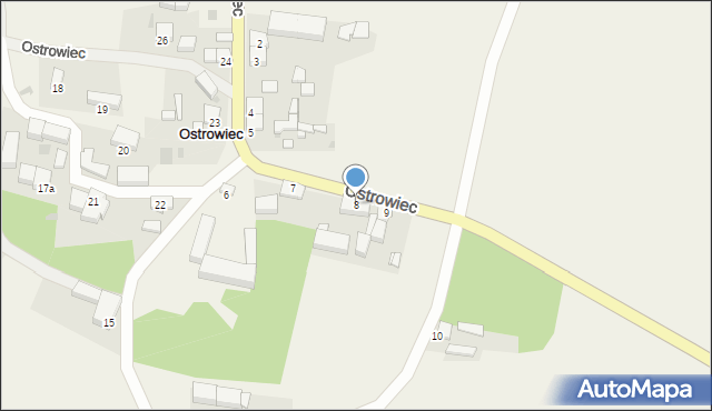 Ostrowiec, Ostrowiec, 8, mapa Ostrowiec